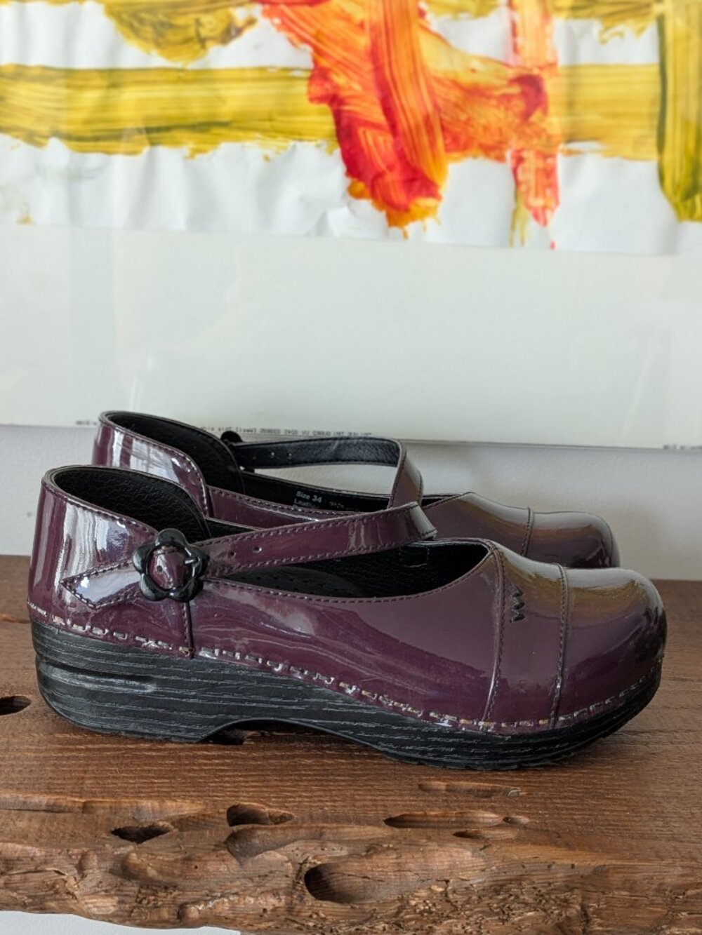 Dansko Marcelle clog - burgundy - size 34